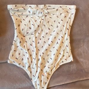 Tube top bodysuit